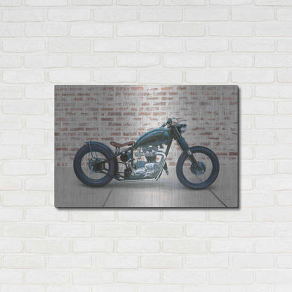 Luxe Metal Art 'Lets Roll I' by James Wiens, Metal Wall Art,36x24