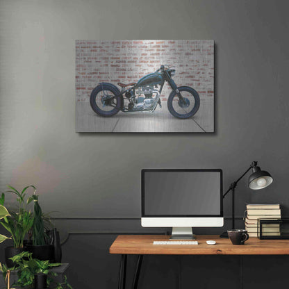 Luxe Metal Art 'Lets Roll I' by James Wiens, Metal Wall Art,36x24
