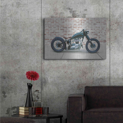 Luxe Metal Art 'Lets Roll I' by James Wiens, Metal Wall Art,36x24
