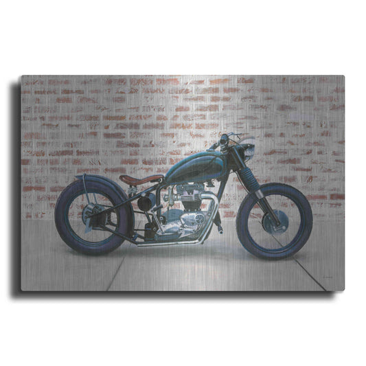 Luxe Metal Art 'Lets Roll I' by James Wiens, Metal Wall Art