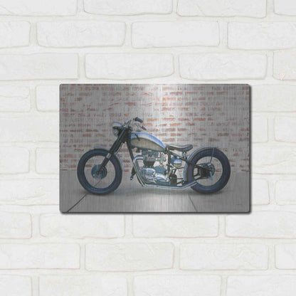 Luxe Metal Art 'Lets Roll II' by James Wiens, Metal Wall Art,16x12