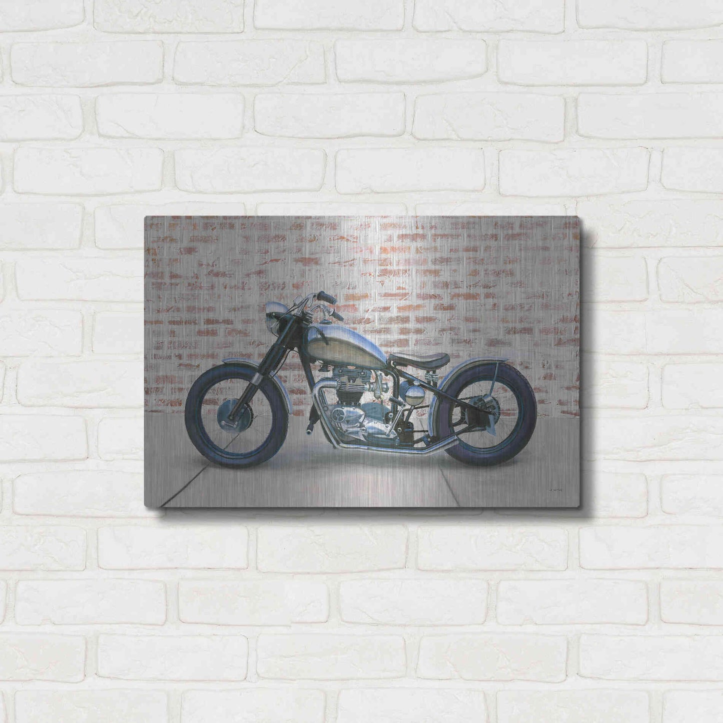 Luxe Metal Art 'Lets Roll II' by James Wiens, Metal Wall Art,24x16