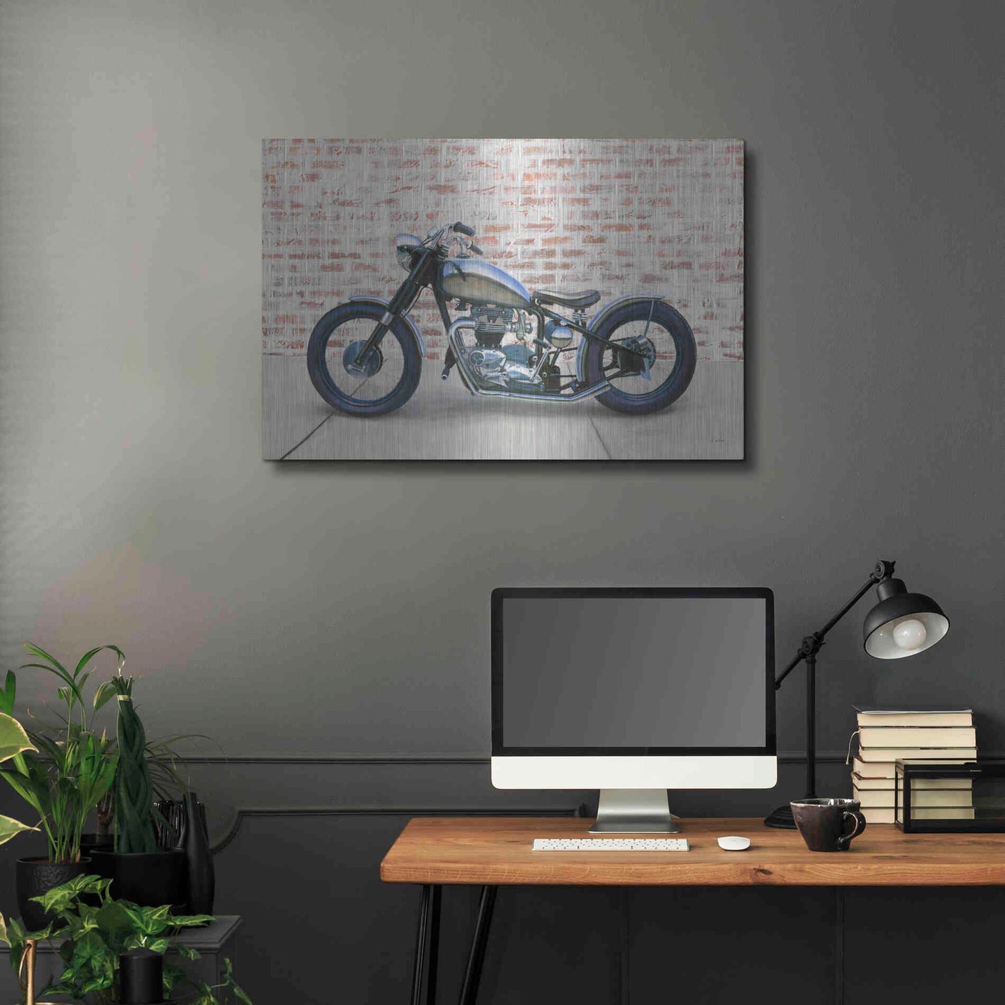 Luxe Metal Art 'Lets Roll II' by James Wiens, Metal Wall Art,36x24