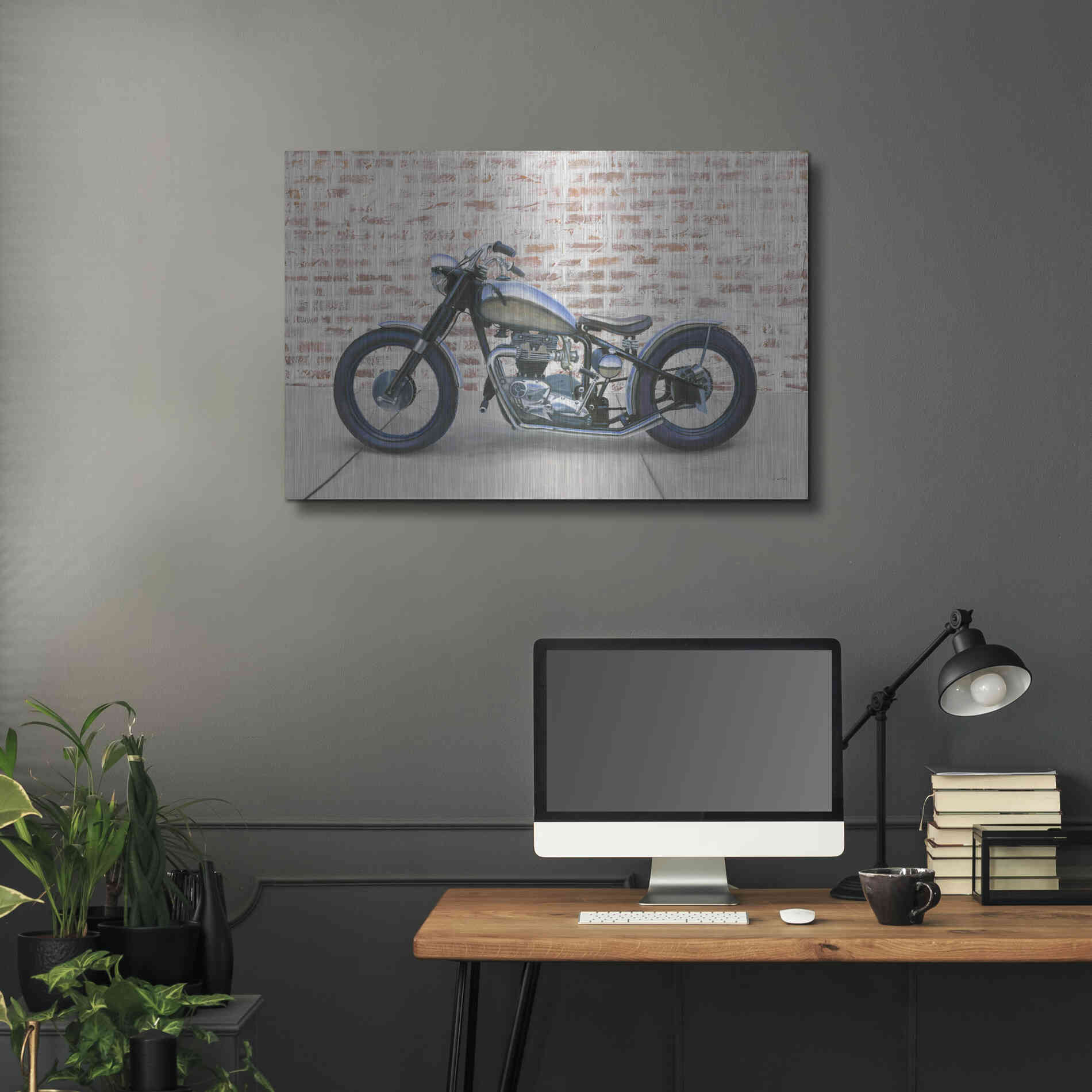 Luxe Metal Art 'Lets Roll II' by James Wiens, Metal Wall Art,36x24