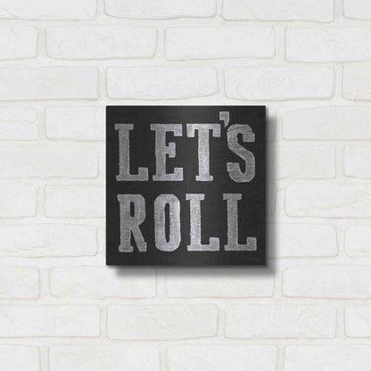 Luxe Metal Art 'Lets Roll V' by James Wiens, Metal Wall Art,12x12