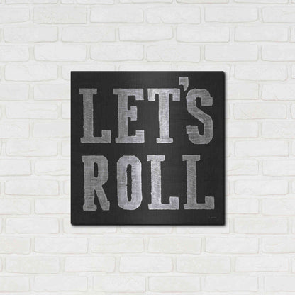 Luxe Metal Art 'Lets Roll V' by James Wiens, Metal Wall Art,24x24