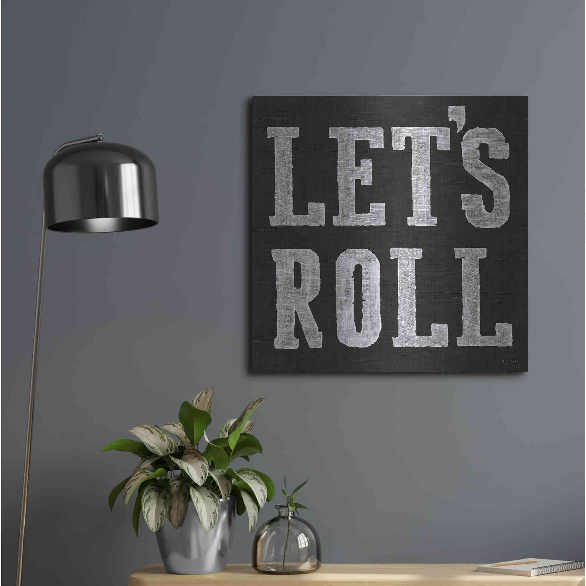 Luxe Metal Art 'Lets Roll V' by James Wiens, Metal Wall Art,24x24