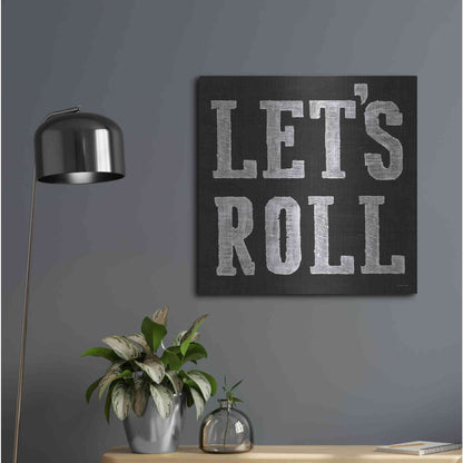 Luxe Metal Art 'Lets Roll V' by James Wiens, Metal Wall Art,24x24