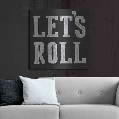 Luxe Metal Art 'Lets Roll V' by James Wiens, Metal Wall Art,36x36