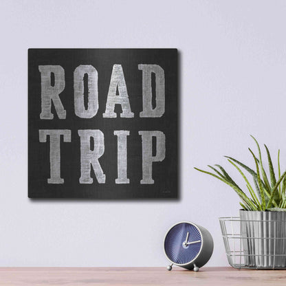 Luxe Metal Art 'Lets Roll VI' by James Wiens, Metal Wall Art,12x12