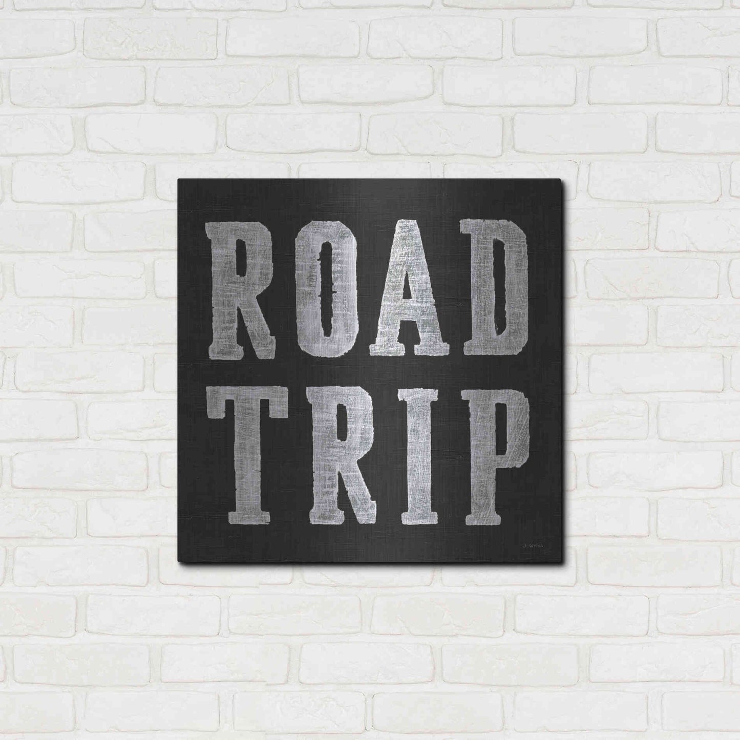 Luxe Metal Art 'Lets Roll VI' by James Wiens, Metal Wall Art,24x24