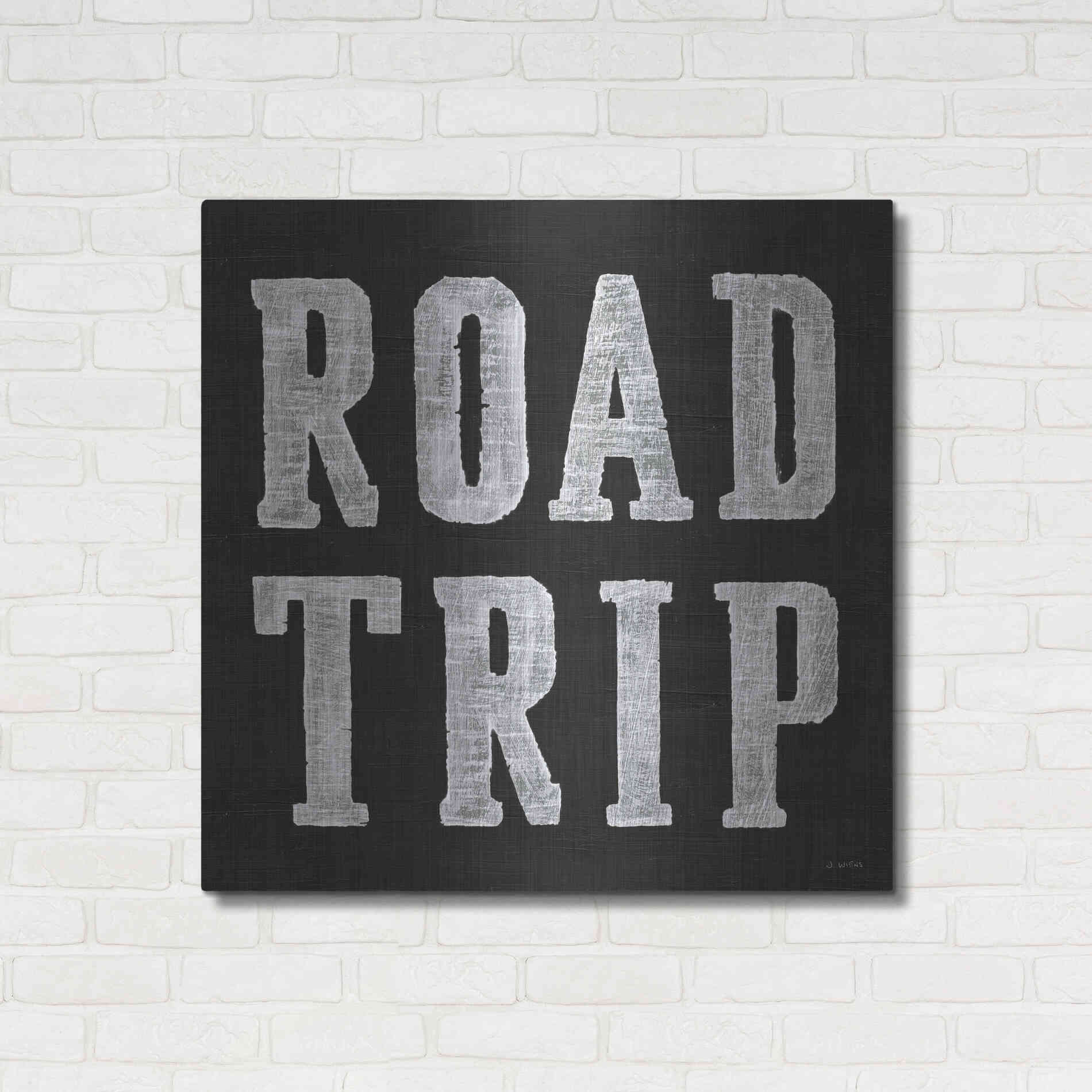 Luxe Metal Art 'Lets Roll VI' by James Wiens, Metal Wall Art,36x36