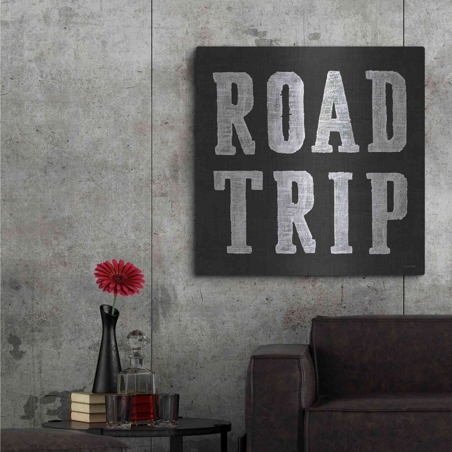 Luxe Metal Art 'Lets Roll VI' by James Wiens, Metal Wall Art,36x36