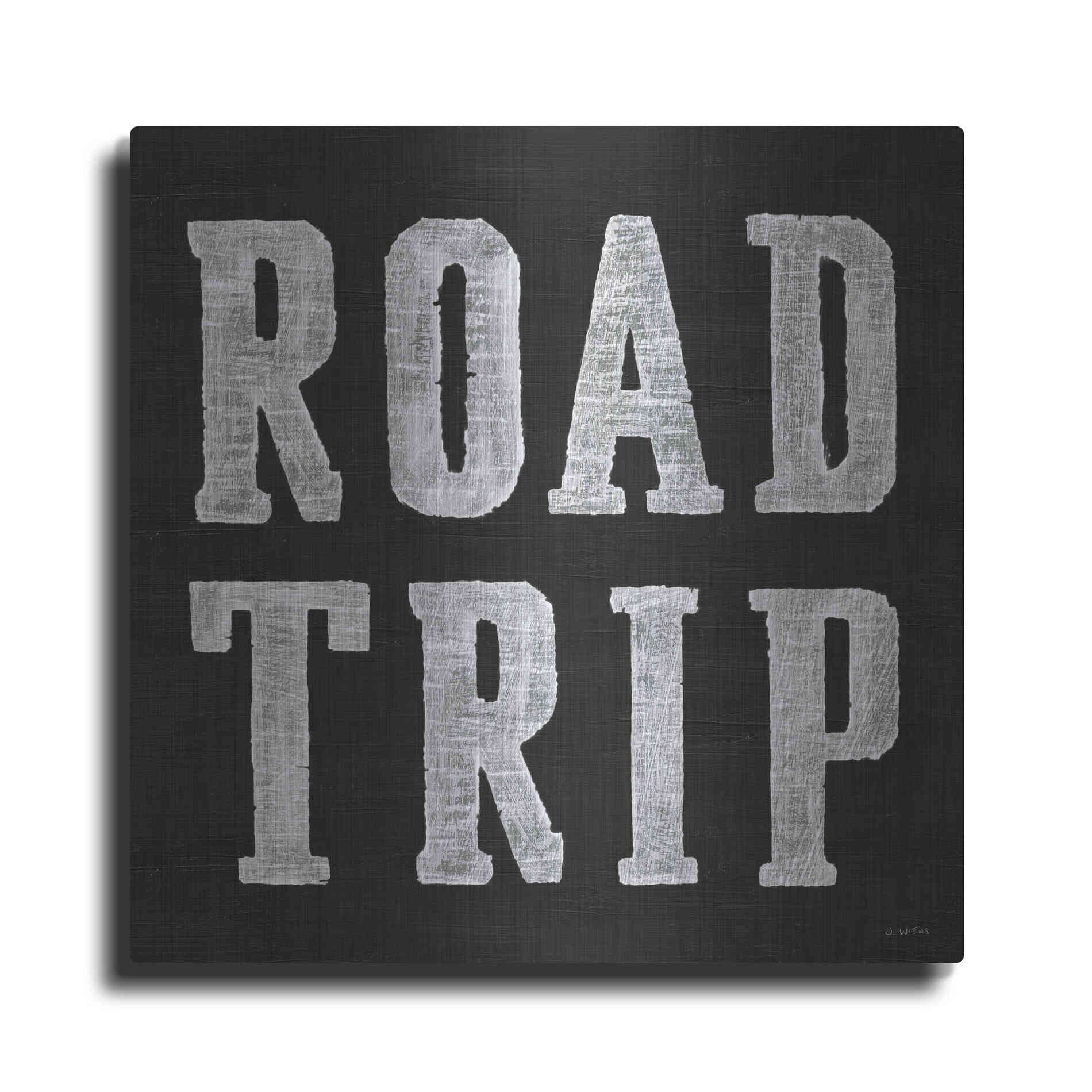 Luxe Metal Art 'Lets Roll VI' by James Wiens, Metal Wall Art