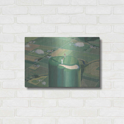 Luxe Metal Art 'Tee it Up' by James Wiens, Metal Wall Art,24x16