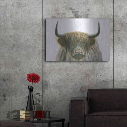 Luxe Metal Art 'Highlander' by James Wiens, Metal Wall Art,36x24