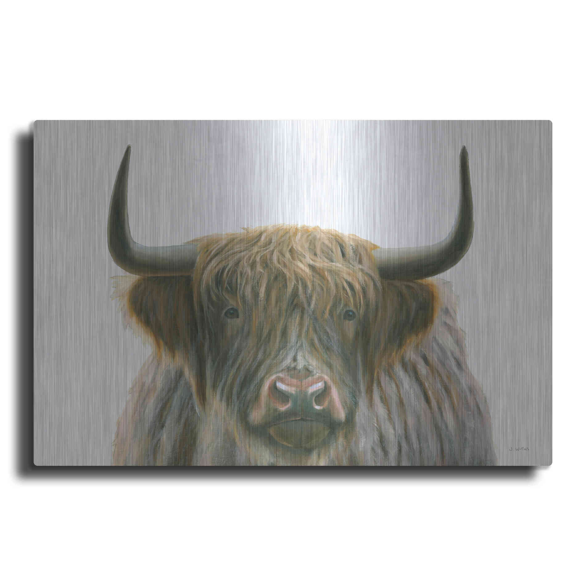 Luxe Metal Art 'Highlander' by James Wiens, Metal Wall Art
