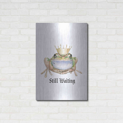Luxe Metal Art 'Still Waiting' by James Wiens, Metal Wall Art,24x36