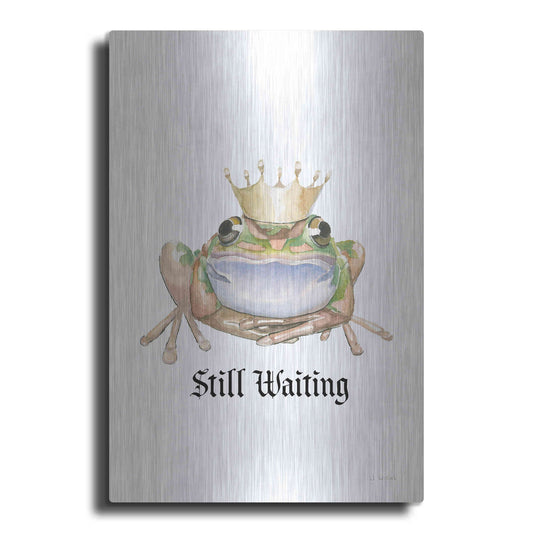 Luxe Metal Art 'Still Waiting' by James Wiens, Metal Wall Art