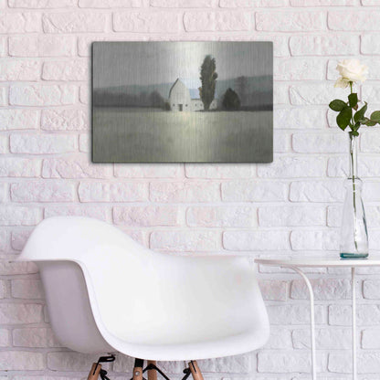 Luxe Metal Art 'Quiet Valley' by James Wiens, Metal Wall Art,24x16
