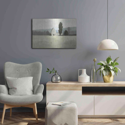 Luxe Metal Art 'Quiet Valley' by James Wiens, Metal Wall Art,24x16