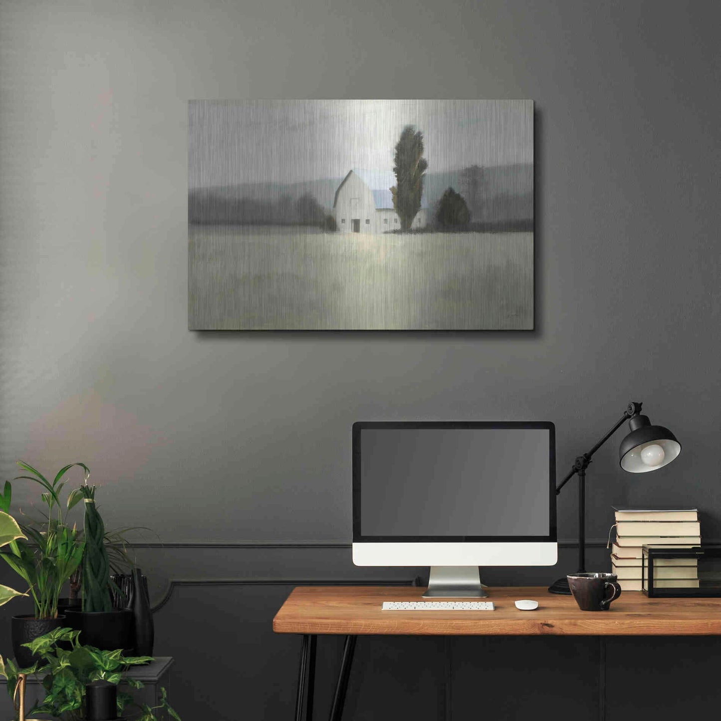 Luxe Metal Art 'Quiet Valley' by James Wiens, Metal Wall Art,36x24