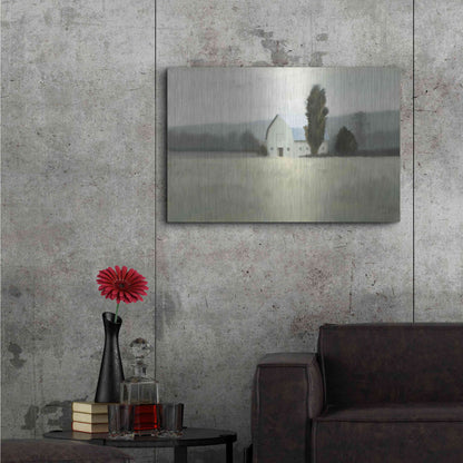 Luxe Metal Art 'Quiet Valley' by James Wiens, Metal Wall Art,36x24