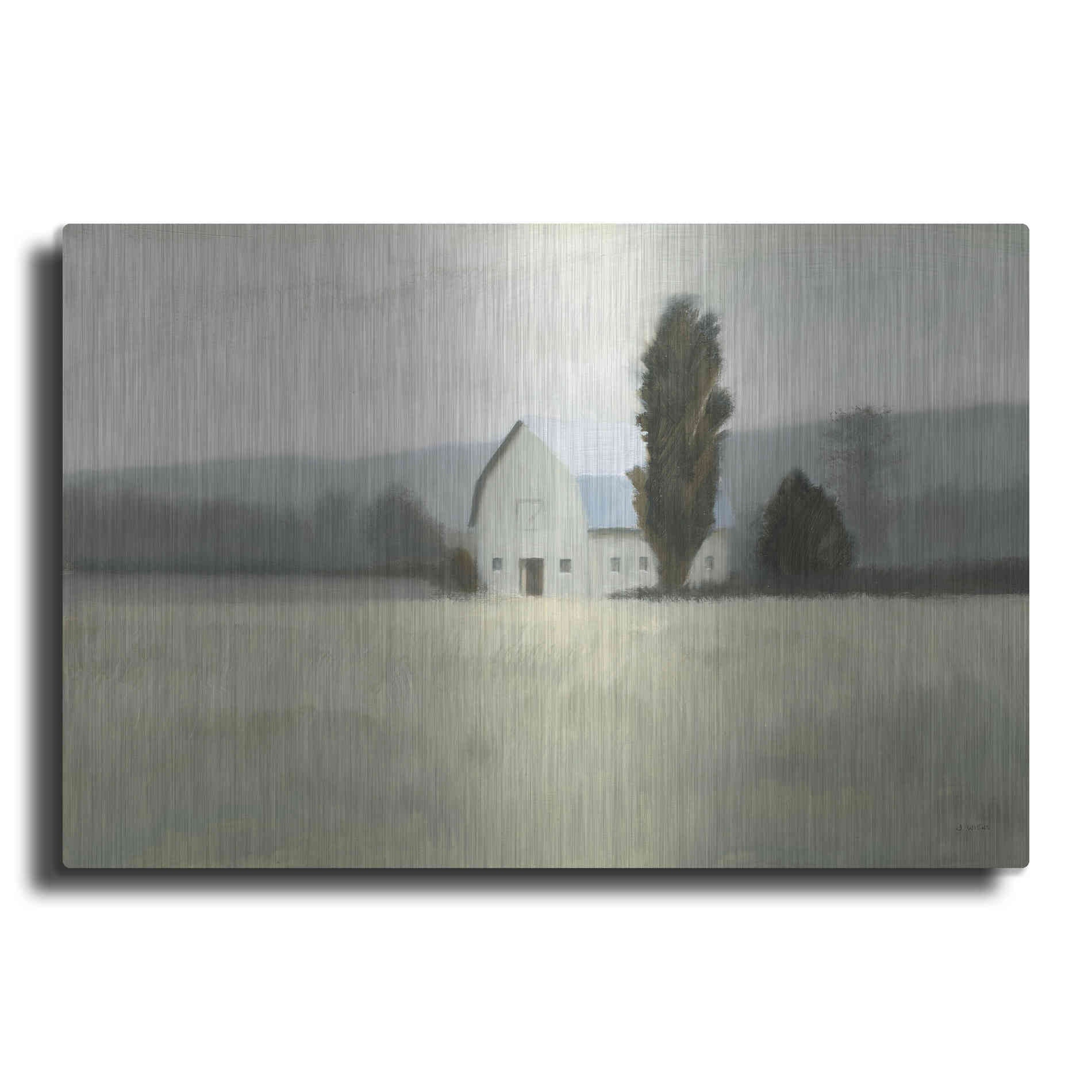 Luxe Metal Art 'Quiet Valley' by James Wiens, Metal Wall Art