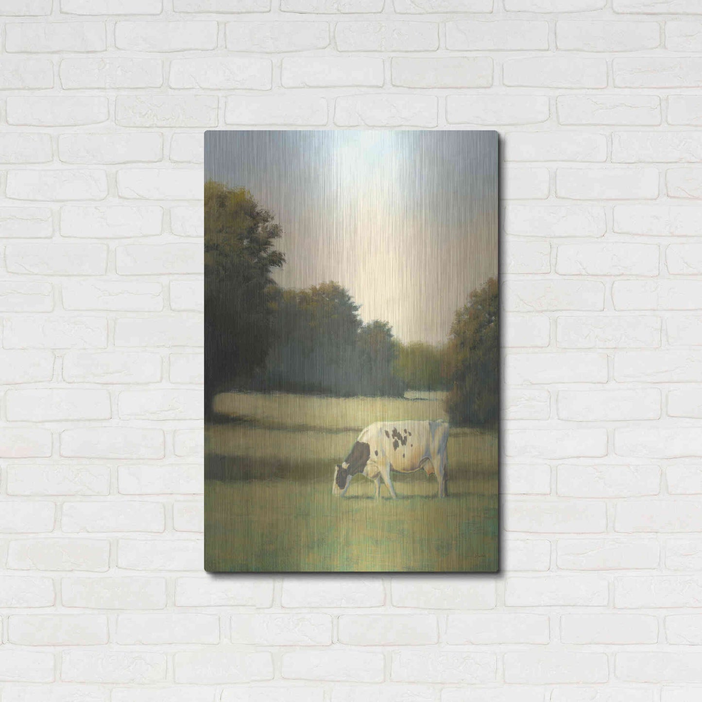 Luxe Metal Art 'Morning Meadows I' by James Wiens, Metal Wall Art,24x36