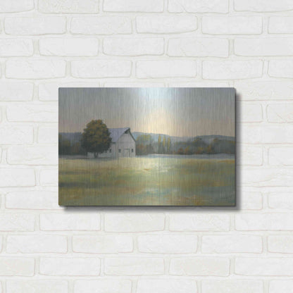 Luxe Metal Art 'Morning Meadows II' by James Wiens, Metal Wall Art,24x16