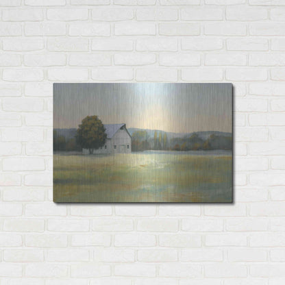 Luxe Metal Art 'Morning Meadows II' by James Wiens, Metal Wall Art,36x24