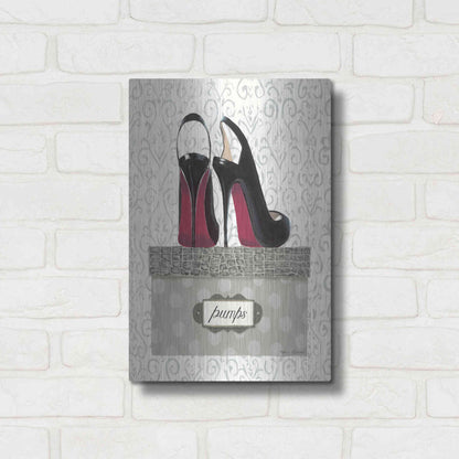 Luxe Metal Art 'Tres Chic I' by Marco Fabiano, Metal Wall Art,12x16