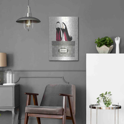 Luxe Metal Art 'Tres Chic I' by Marco Fabiano, Metal Wall Art,16x24