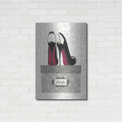 Luxe Metal Art 'Tres Chic I' by Marco Fabiano, Metal Wall Art,24x36