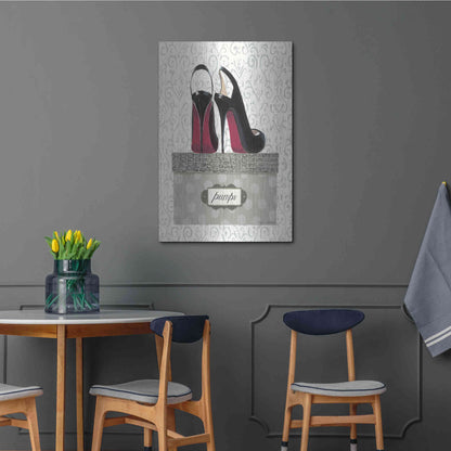 Luxe Metal Art 'Tres Chic I' by Marco Fabiano, Metal Wall Art,24x36