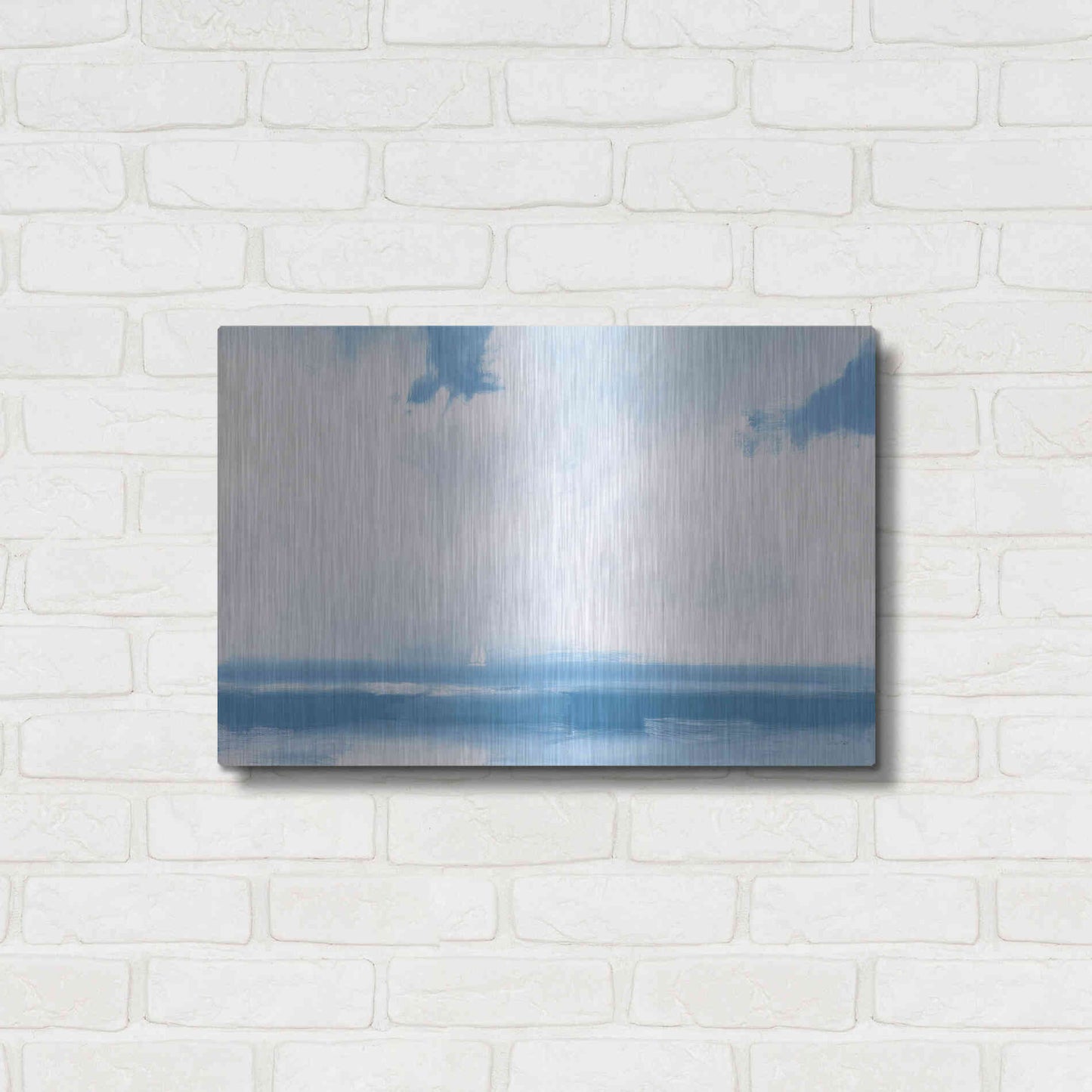 Luxe Metal Art 'Oceanview Sail' by James Wiens, Metal Wall Art,24x16