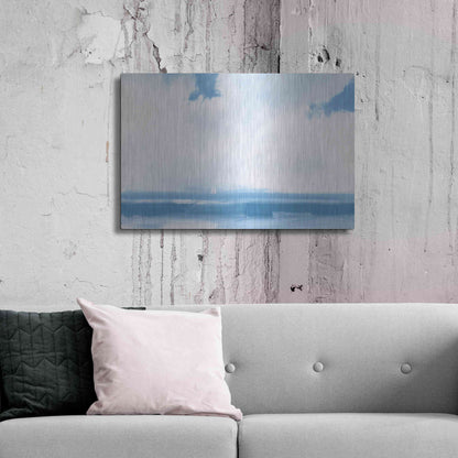 Luxe Metal Art 'Oceanview Sail' by James Wiens, Metal Wall Art,36x24
