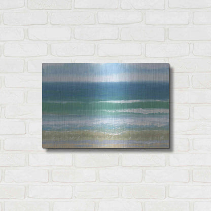 Luxe Metal Art 'Shoreline' by James Wiens, Metal Wall Art,24x16