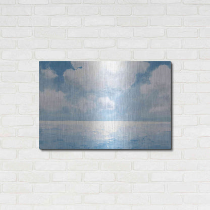 Luxe Metal Art 'Sparkling Sea' by James Wiens, Metal Wall Art,36x24