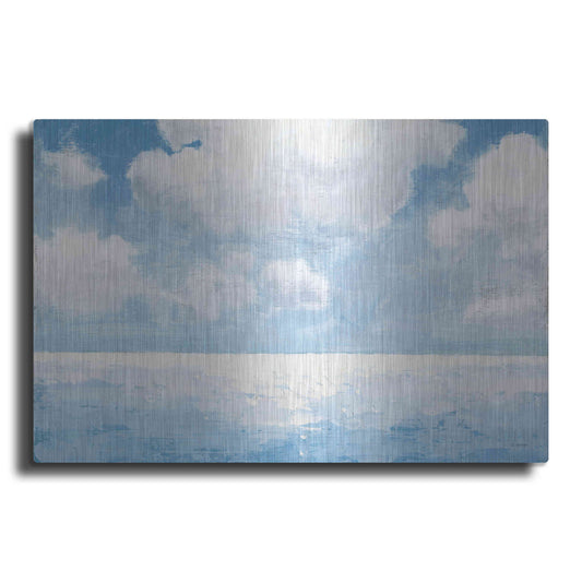 Luxe Metal Art 'Sparkling Sea' by James Wiens, Metal Wall Art