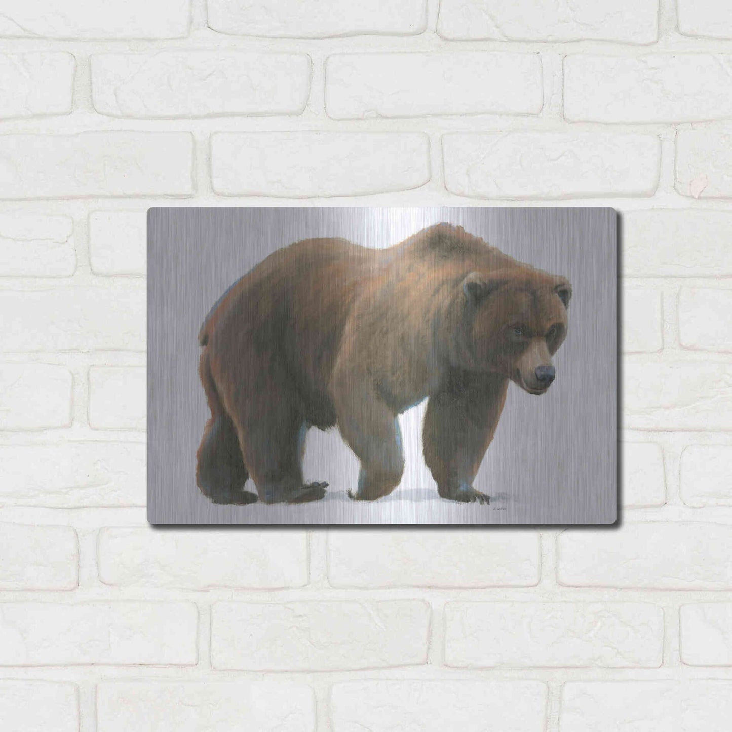 Luxe Metal Art 'Northern Wild I' by James Wiens, Metal Wall Art,16x12