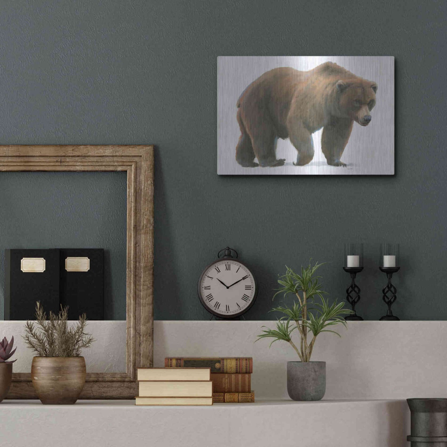 Luxe Metal Art 'Northern Wild I' by James Wiens, Metal Wall Art,16x12