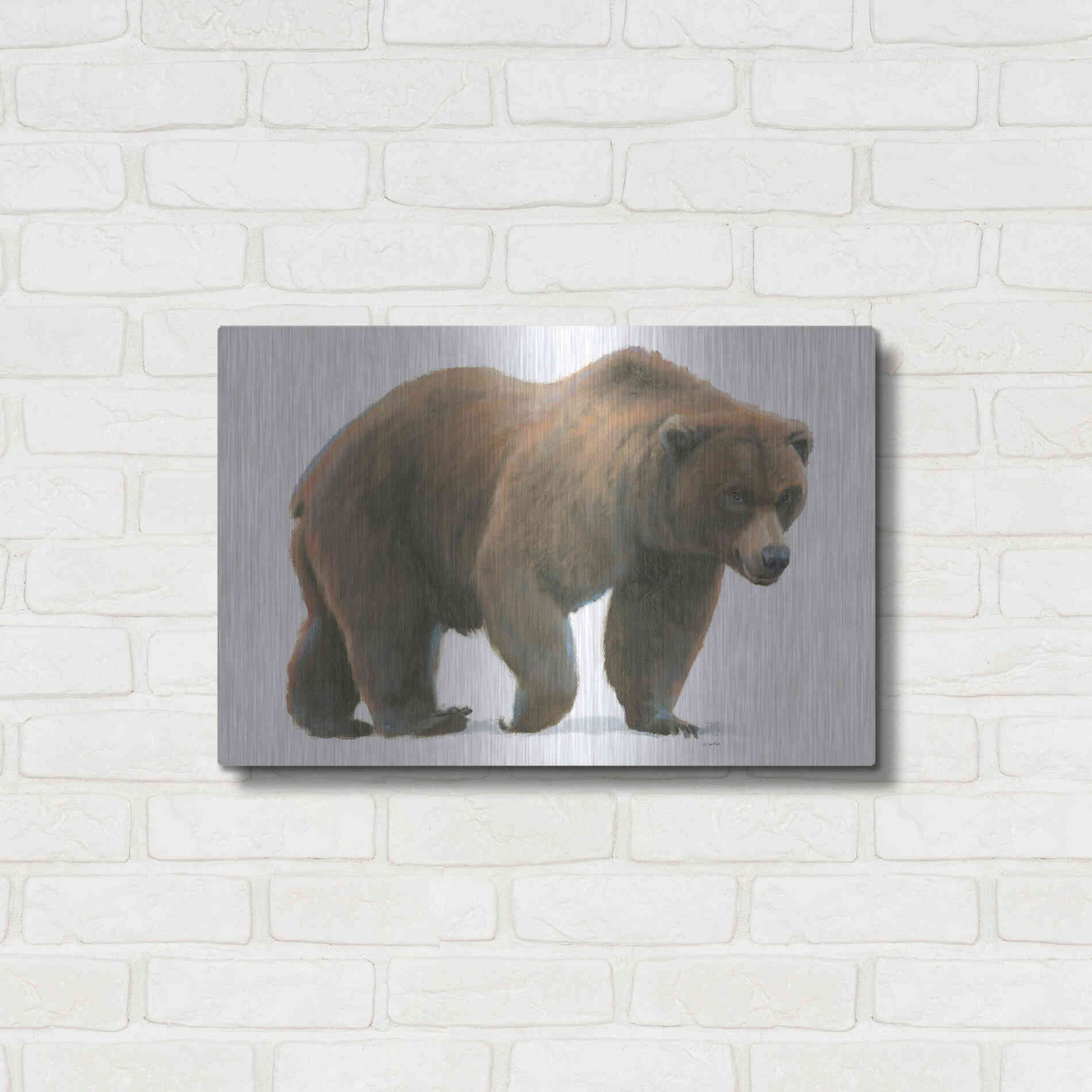 Luxe Metal Art 'Northern Wild I' by James Wiens, Metal Wall Art,24x16