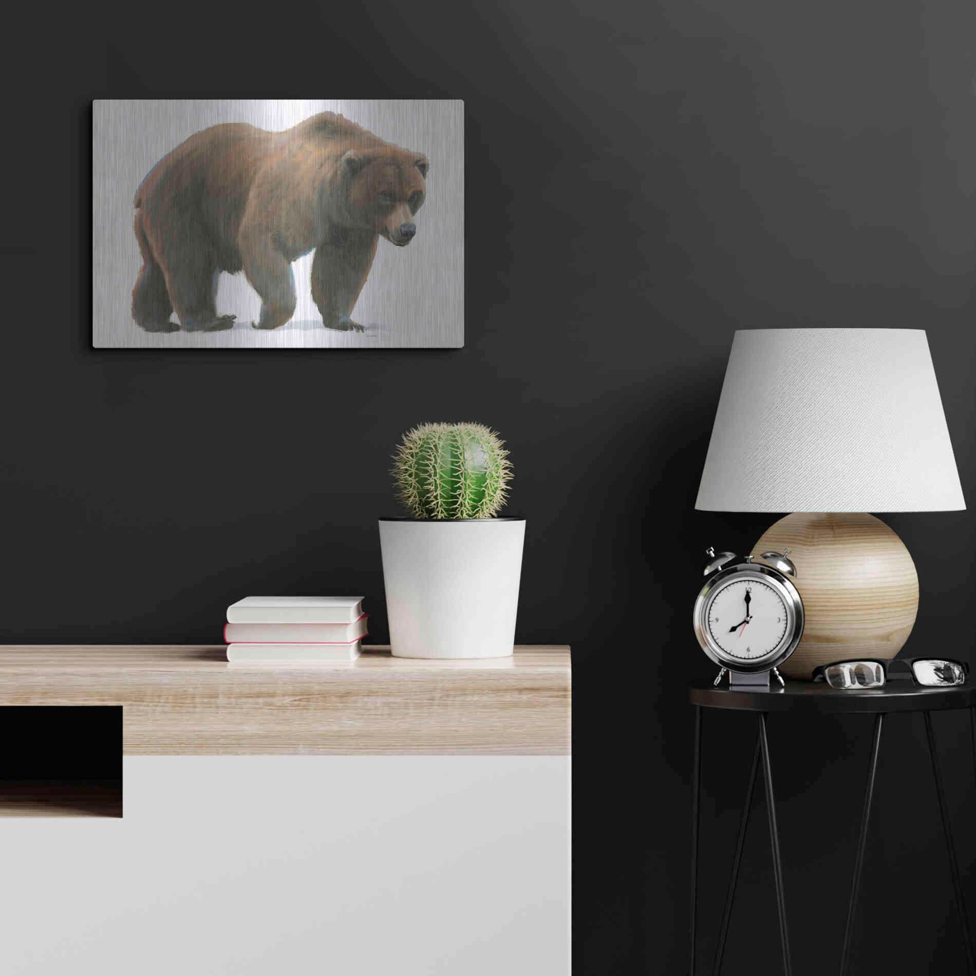 Luxe Metal Art 'Northern Wild I' by James Wiens, Metal Wall Art,24x16