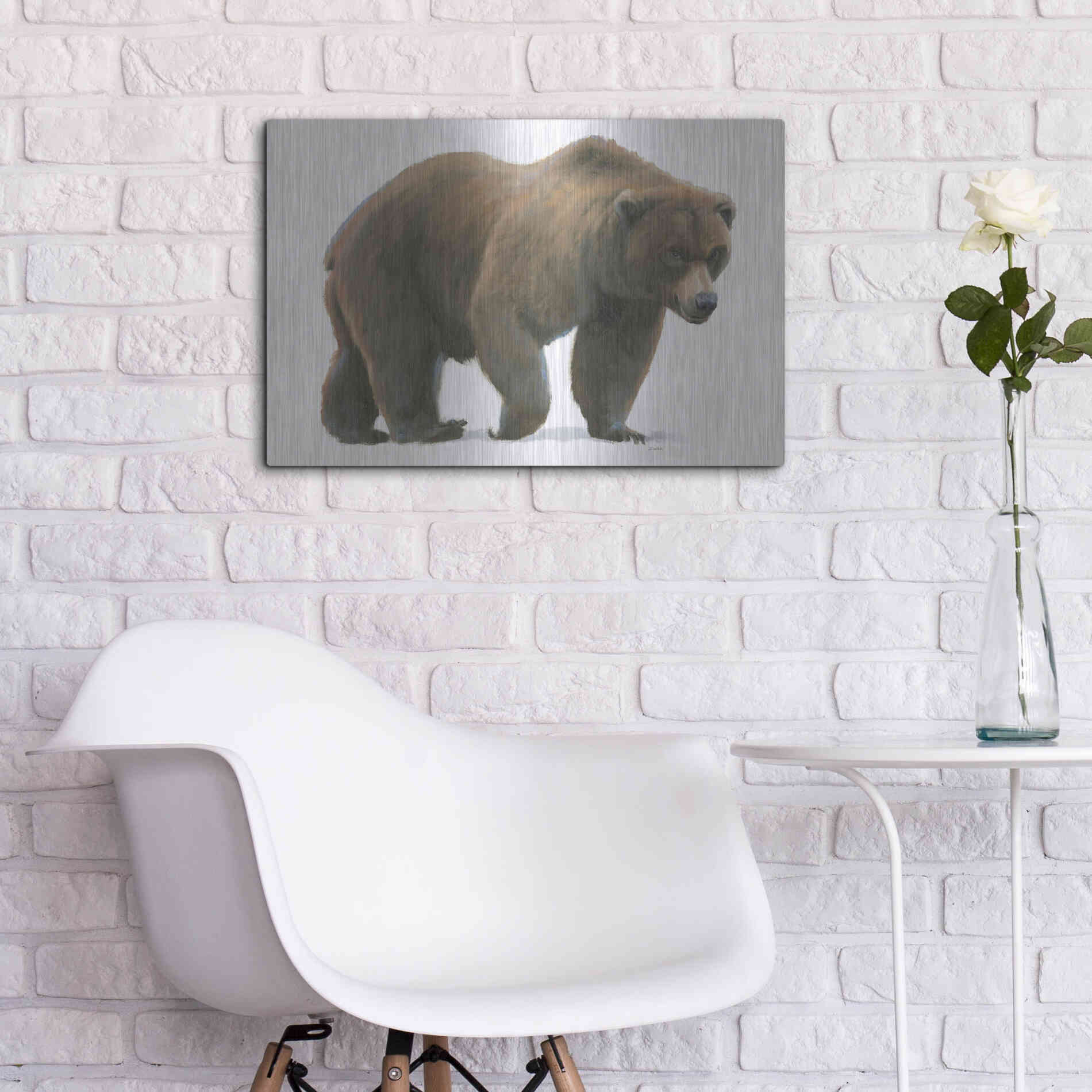 Luxe Metal Art 'Northern Wild I' by James Wiens, Metal Wall Art,24x16