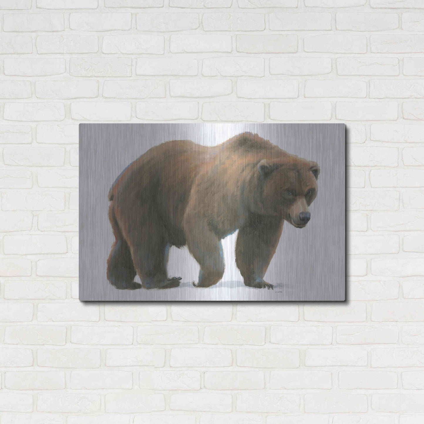 Luxe Metal Art 'Northern Wild I' by James Wiens, Metal Wall Art,36x24