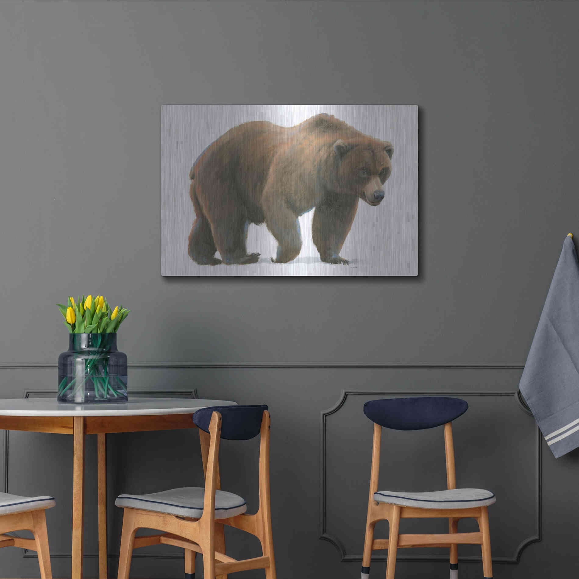 Luxe Metal Art 'Northern Wild I' by James Wiens, Metal Wall Art,36x24