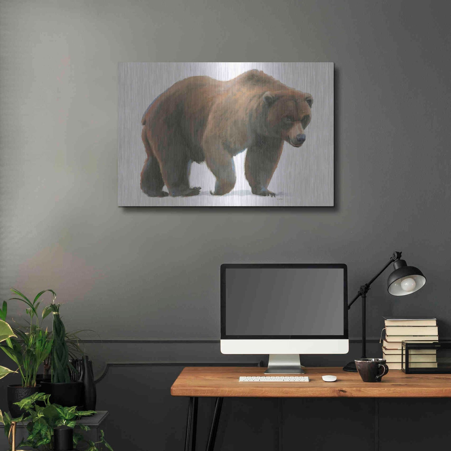 Luxe Metal Art 'Northern Wild I' by James Wiens, Metal Wall Art,36x24