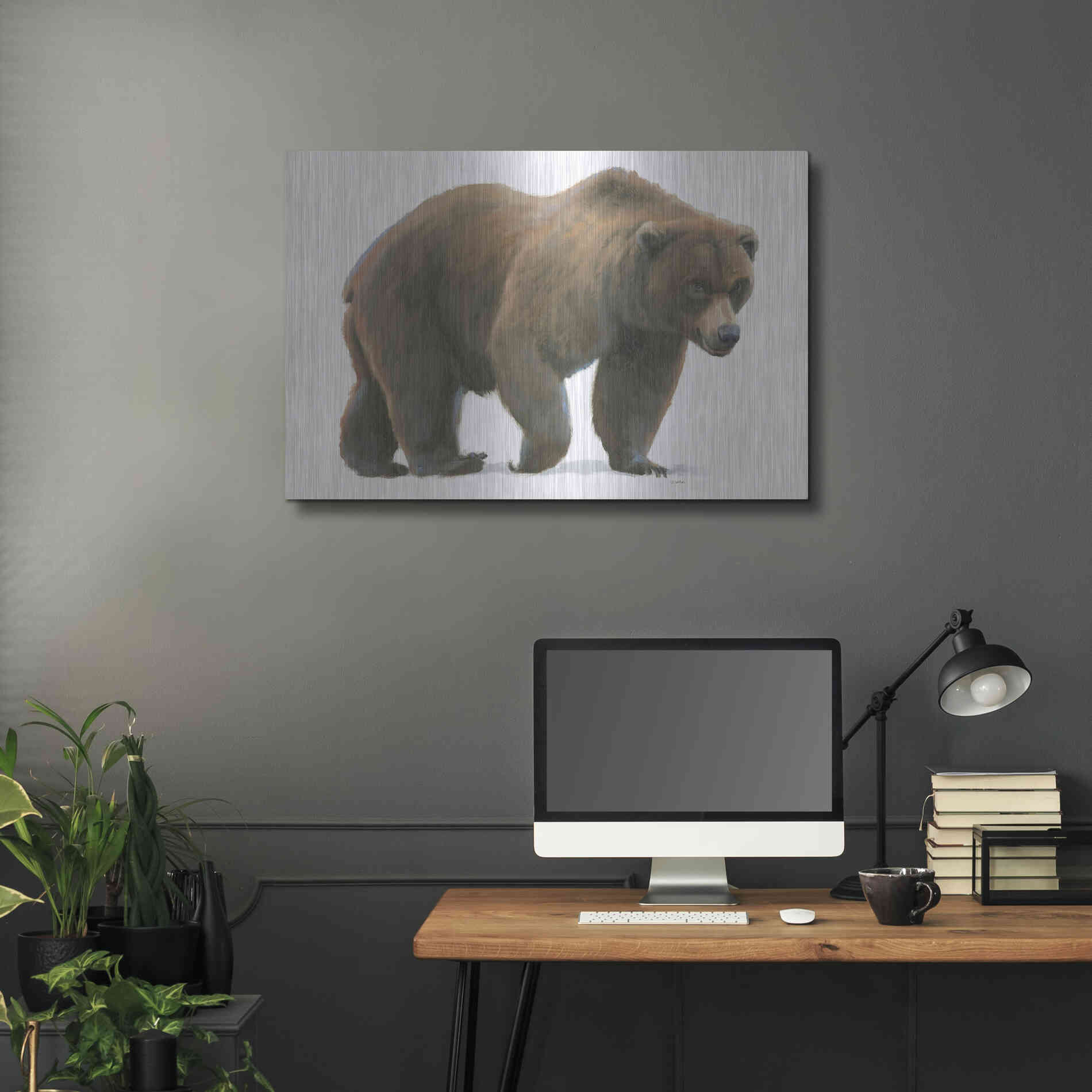 Luxe Metal Art 'Northern Wild I' by James Wiens, Metal Wall Art,36x24