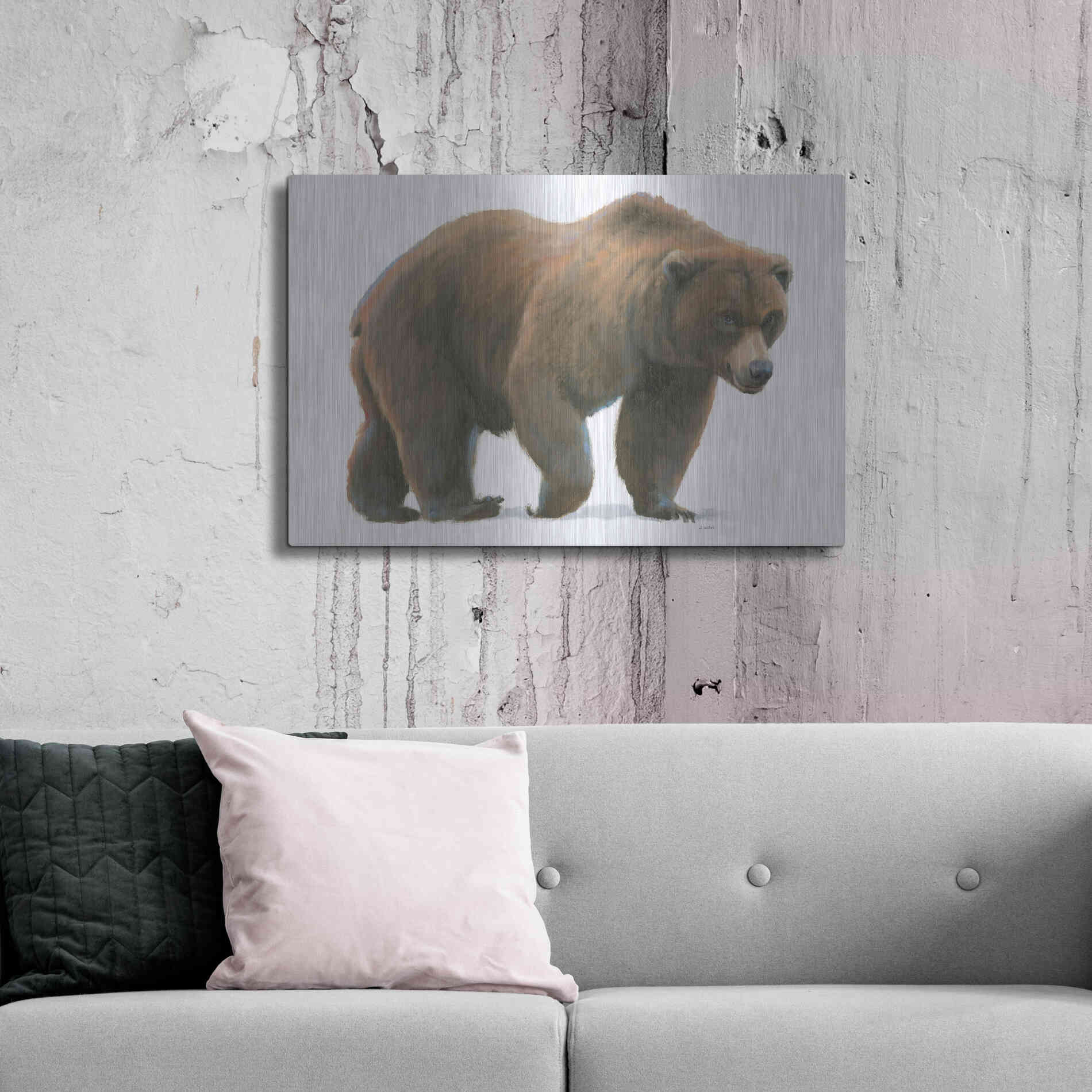 Luxe Metal Art 'Northern Wild I' by James Wiens, Metal Wall Art,36x24